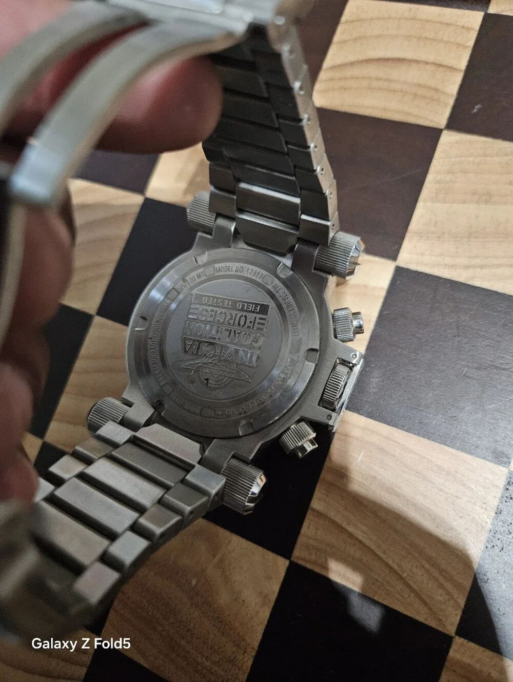 Invicta Silver and Blue Coalition Forces Men's Chronograph Watch 51mm